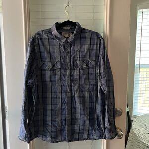 Duluth Trading Men’s Plaid Shirt XL Untucked Button Down Untucked